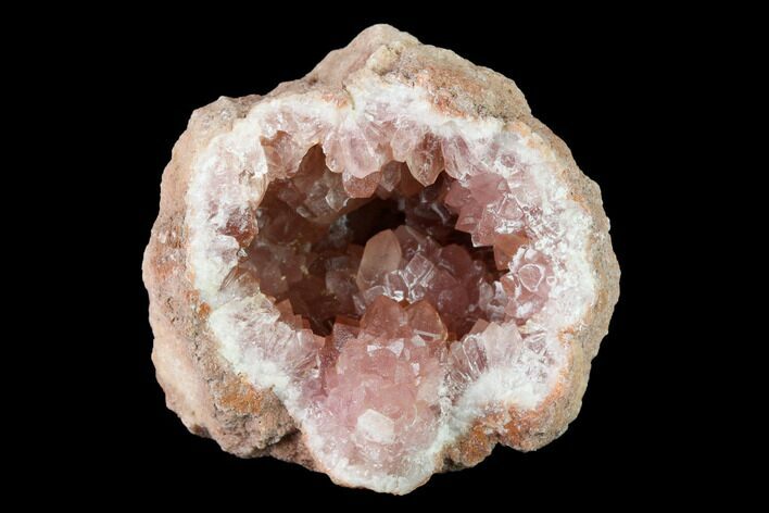 Sparkly, Pink Amethyst Geode Half - Argentina #170152